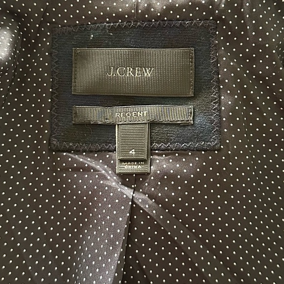 New J. Crew Regent Plaid Blazer Jacket 100% Wool Sz 4 - Picture 8 of 9